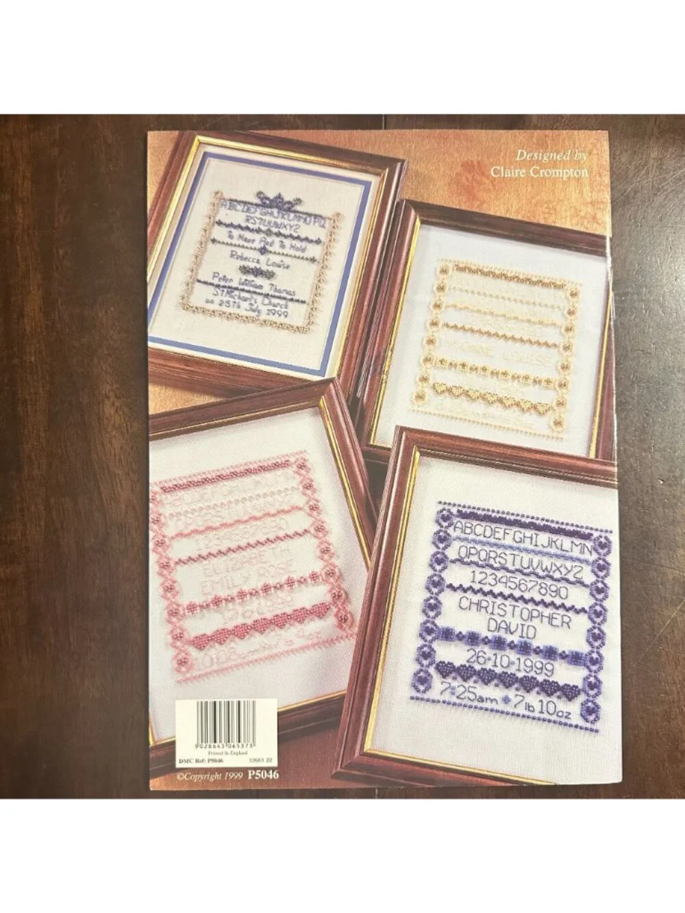 DMC Special Occasion Beadwork Counted Cross Stitch Booklet By Claire Crompton